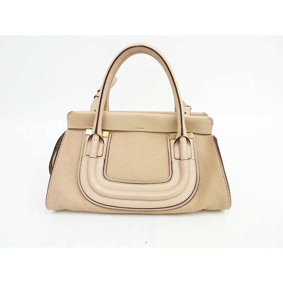 Chloe bag Crossbody beige leather - Picture 2 of 11